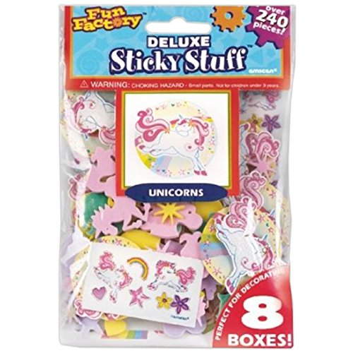 Surprise de fête - Stickers licorne
