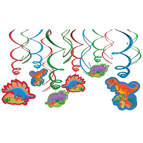 Guirlandes Verticales Dinosaures (x12)