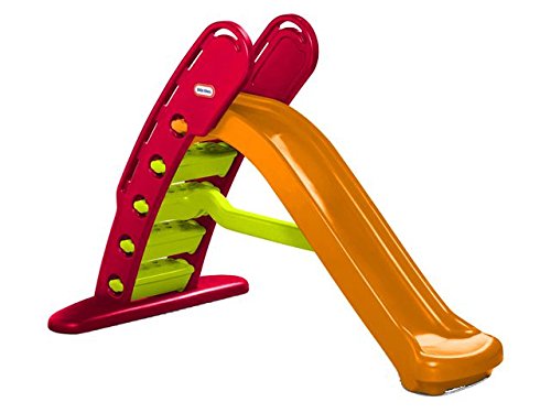 - 172472e3 - toboggan géant pliable - rouge/orange