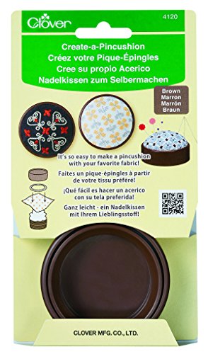 Boite pique epingle à confectionner - marron