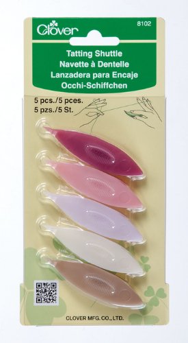5pc Tatting Shuttle - Small- 0051221781025 Clover 5pc Tatting Shuttle - Small- 0051221781025 Clover