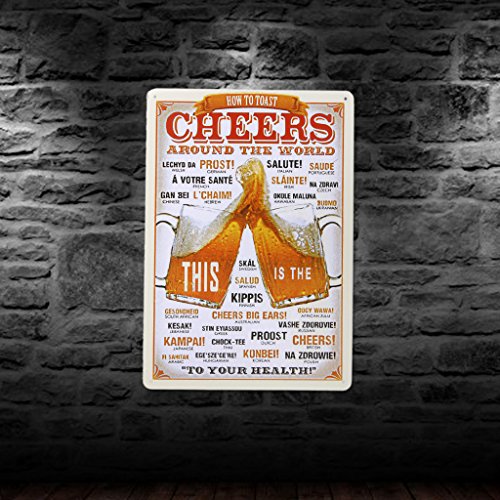 Poster Métallique Affiche Peinture Art Décorati...