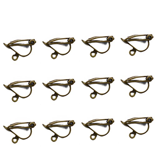 12Pcs Clip Boucles D'oreille Earwire Conclusion...