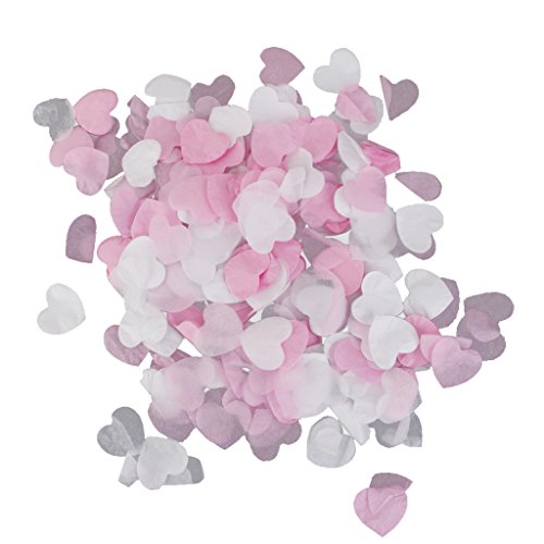 Mini Coeurs de Papier Confettis Décoration pour...