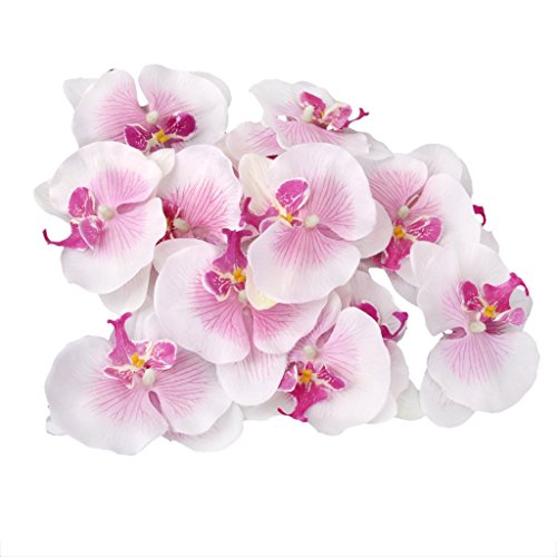 Lot de 20pcs 9cm Orchidée Papillon Fleur Artifi...