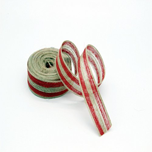 10M Ruban en Jute Rustique Décoration pour Mari...