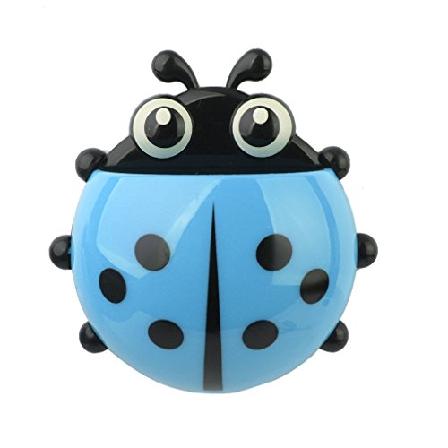 Porte Brosses à Dents Forme de Coccinelle Suppo...