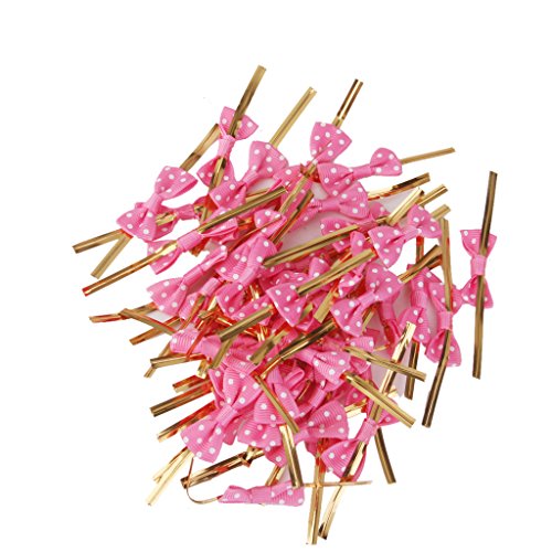 50pcs Attache Métallique Lien Torsadé pour Emba...