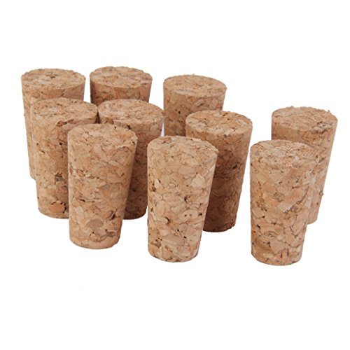 10pcs Bouchon de Liège Conique DIY Bricolage Artisanat 14mm de Diamètre Inférieur 21.5mm de Diamètre Supérieur 0053722869295 Générique