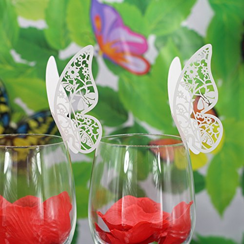 Lot de 50pcs Carte de Verre Marque Place Forme ...