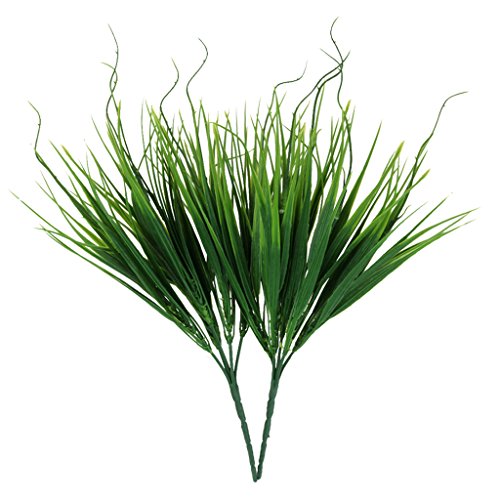 Lot de 2pcs Feuille Plante Bush Herbe Artificielle Décoration de La Maison Vert 0053722880498 Générique
