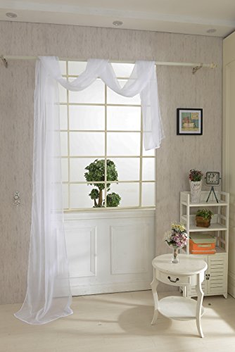 Cantonnière en Voile pour Rideau de Fenêtre Cou...