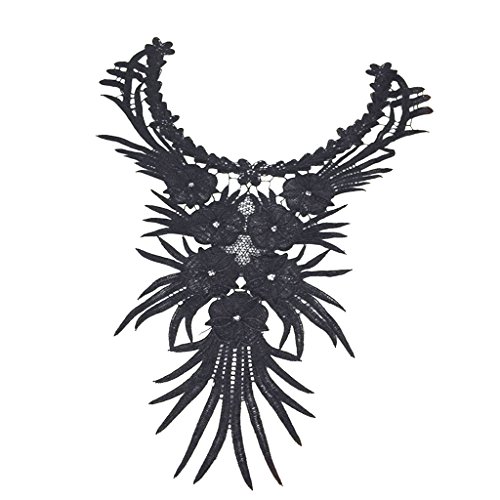 Dentelle écrue Ancienne Fleur Applique Ornement...