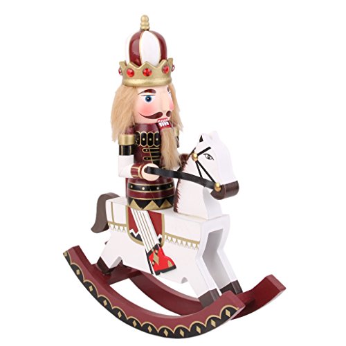 Casse-Noisette Ancien Bois écossais Bascule Roi...