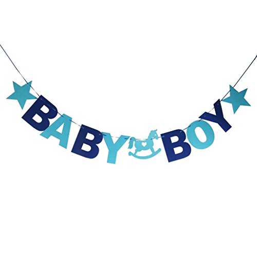 Baby Boy Guirlande Bannière Banderole Décoratio...