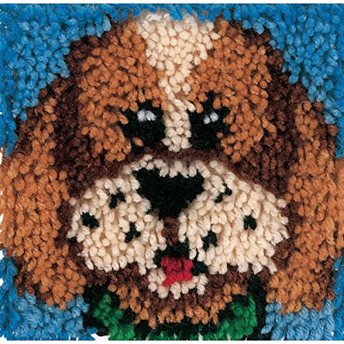 Spinrite Acrylique mélange wonderart loquet crochet kit 20 cm x 20 cm, pour chiot 0057355369238 (0057355369238)