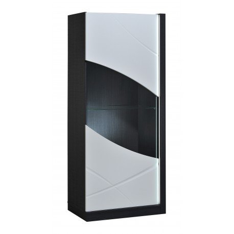 Meuble de rangement 1 porte avec éclairage incl...