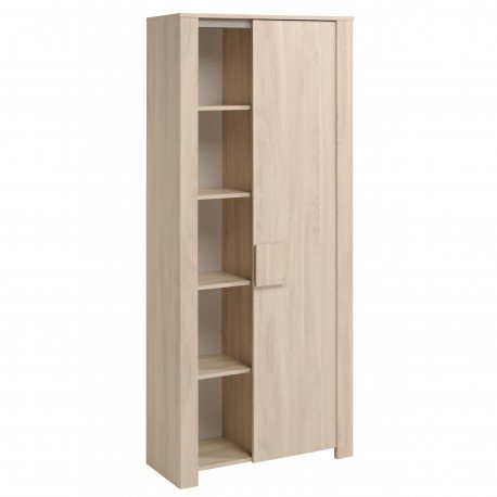 Vitrine moderne WARREN Chêne Sésame 180 x 35 CM