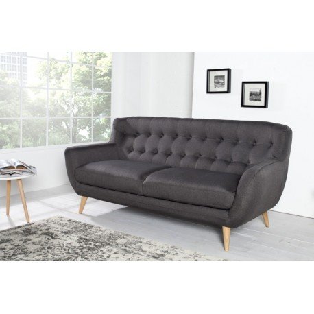 Canapé design scandinave à 3 places en polyeste...