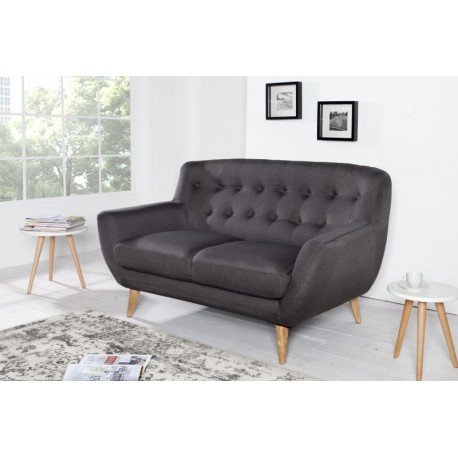 Canapé design scandinave à 2 places en polyeste...