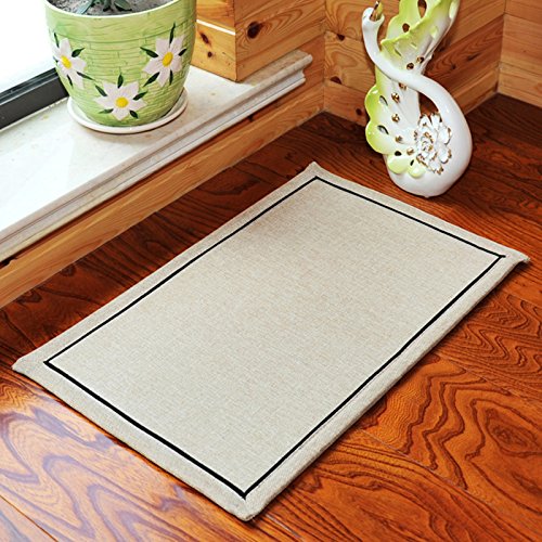 Tissu rembourré coulissant daim tapis absorbant...