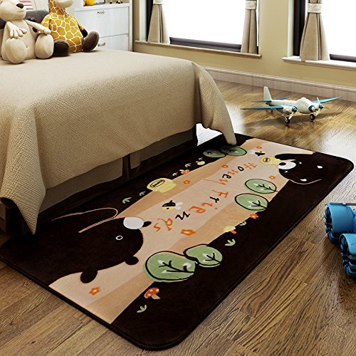 Dessin animé tapis enfant tatami daim lit chamb...