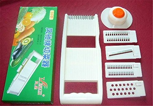 FENGCHI Coupe - légumes multifonctionnel de fruits et légumes, pommes de terre de couteau de microtome presse - ail tranche de pomme de terre et de 1 à 6 0063455319042 (0063455319042)