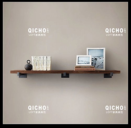 Rétro mot à bois étagère murale étagère murale ...