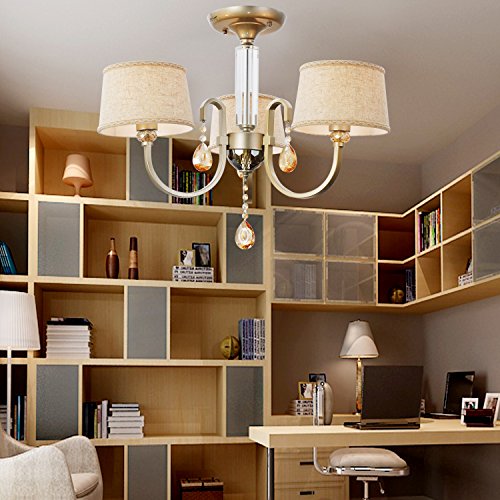OOFAY LIGHT Plafonnier en cristal simple et élégante à 10 médailles pour salon/ plafonnier pour chambre à coucher/ lustre de mode de style européen pour salon code EAN 0068731346835 