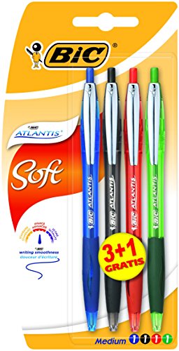 Bic Atlantis Clic Stylo-bille Pointe moyenne 1,...