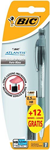 Porte-Mines Bic Atlantis 0.5Mm + 1 Étui de 12 M...