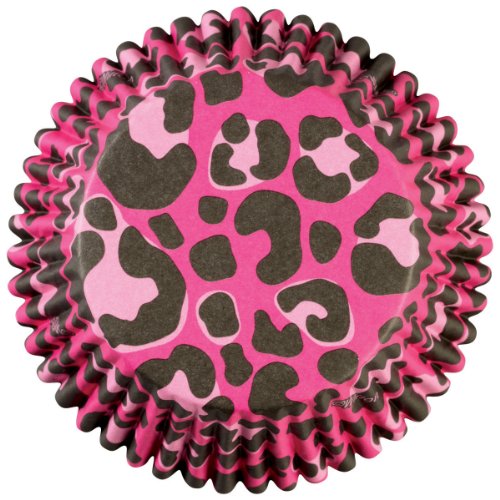 415-0749  pink leopard cuisson tasse 36 count