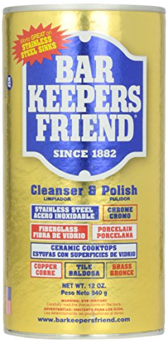 Bar Keepers Friend Cleanser & polish, 12 oz (340 g) 0071618115103 (0071618115103)