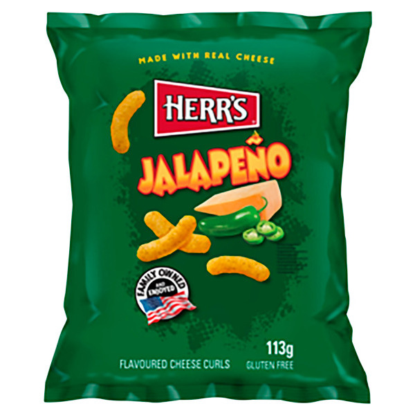  Jalapeno Cheese Curls Herr's code EAN 0072600069145 