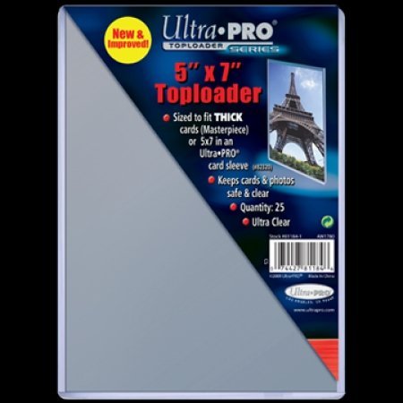 25 Ultra Pro 5 x 7 Premium Toploader Top Loader...