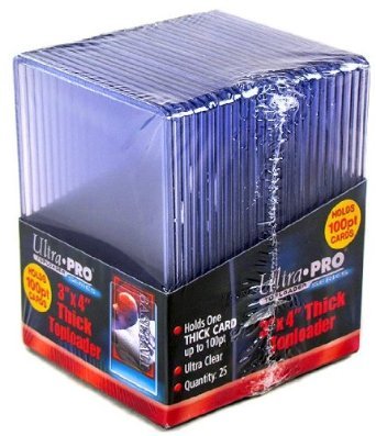 25 Ultra Pro Super Thick Toploader - Ultra Clea...