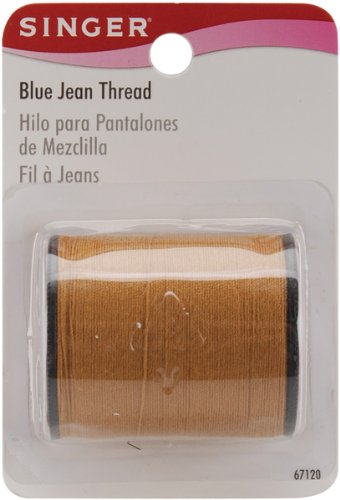 Jean bleue fil 100 metres-vieil or