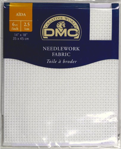 Toile aida ct/6, 2,5, needlework cm-tissu 100% ...