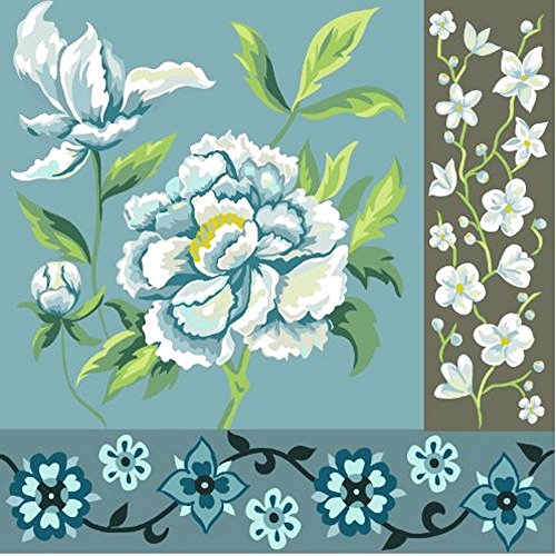 Canevas: Pivoine blanche C20N45