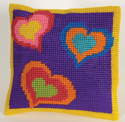 Kit canevas Coeurs pop C18N74K