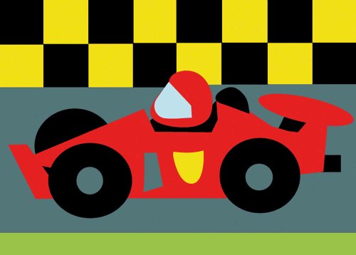 Dmc kit complet tapisserie - la voiture de course