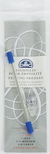DMC Blister aiguilles Frivolité (x4) + enfile aiguille 6134 code EAN 0077540623921 