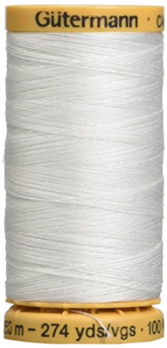 Fil de coton naturel 273 yards-white