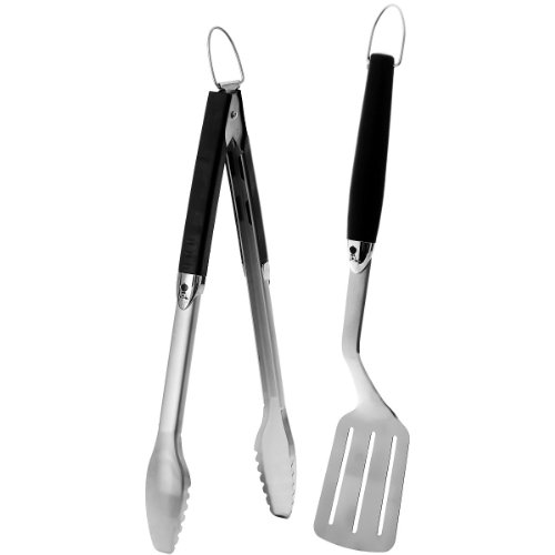 6625 original kit de 2 outils de barbecue acier...