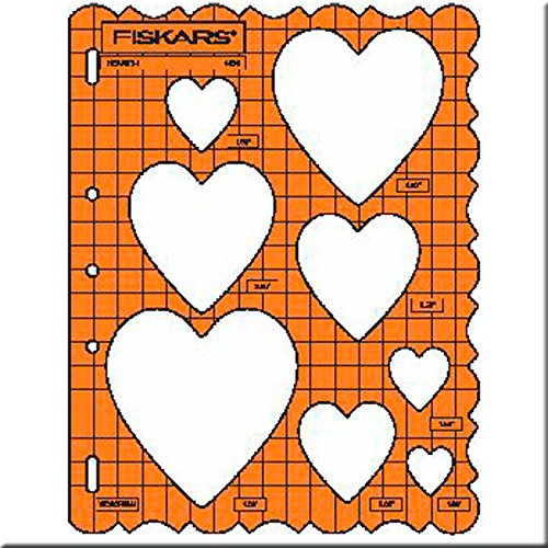 FISKARS Gabarit de découpe ShapeCutter - Cœurs
