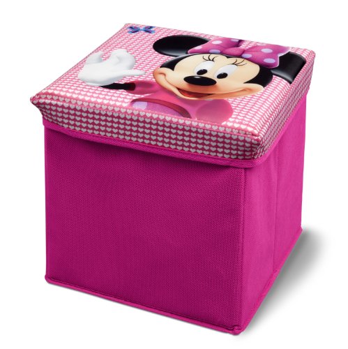 Delta Children Pouf de Rangement Pliable Minnie