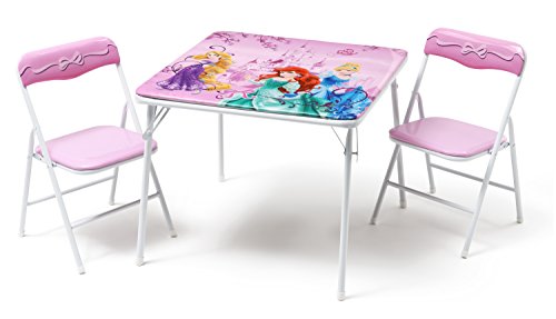 Delta Children Table et Chaises Pliantes Princesse