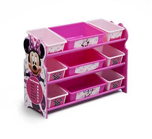 Minnie meuble de rangement 9 boites en plastique