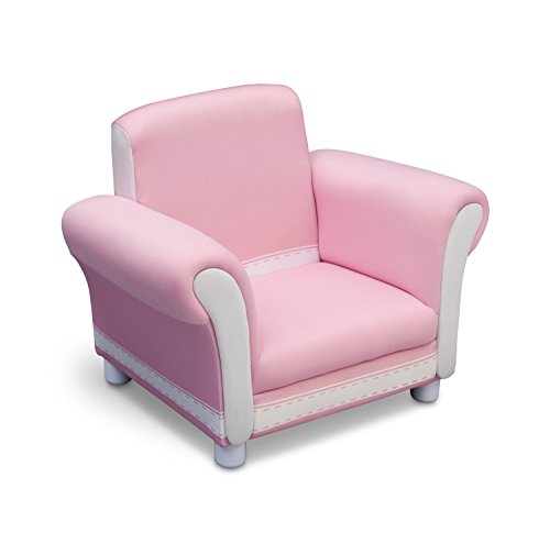 Delta Children Fauteuil Rembourré, Couleur Rose