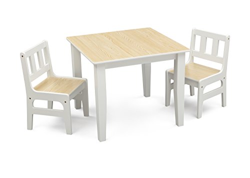 Delta Children Table et Chaises, Couleur Naturel